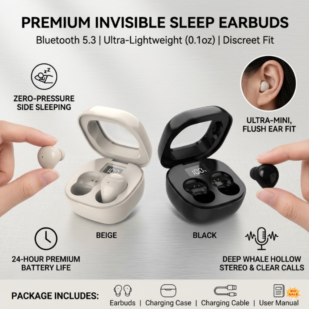 Tws Earbuds Bluetooth 5.3 - Ultra-małe bezprzewodowe słuchawki TWS Bluetooth 5.3,