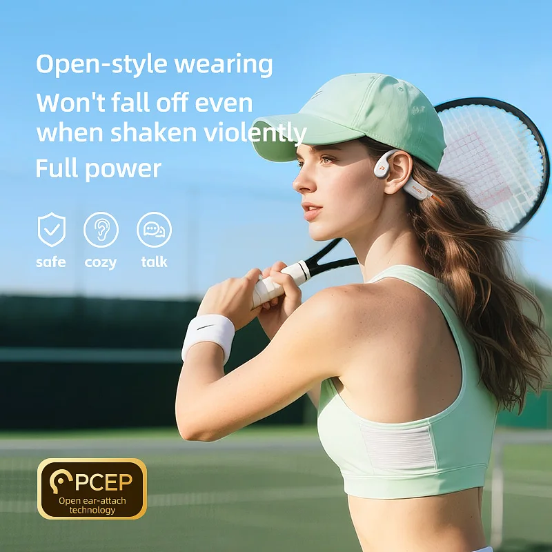 Słuchawki przewodzące dźwięk p – Open Ear Air Conduction Headphones recenzja i cena
