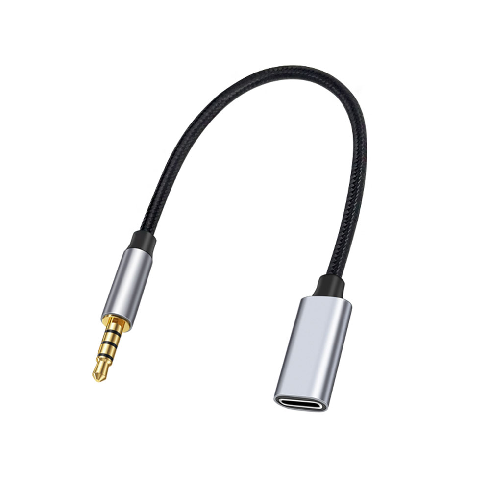 Adapter audio 3,5 mm męski na  – Type C Wired Earphones With Mic recenzja i cena
